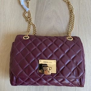 NWT Michael Kors Vivianne Quilted Purse Handbag Shoulder Crossbody Orig $360.